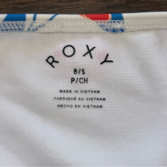 Roxy Girl's Friendly Flower Bralette Set Swimsuit (Big Kids) Size 8 - Picture 4 of 6